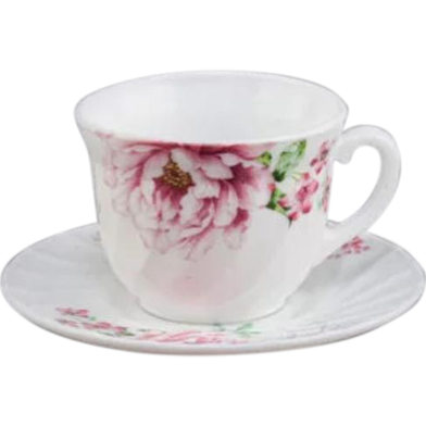 Opal Glass Cup and Saucer image