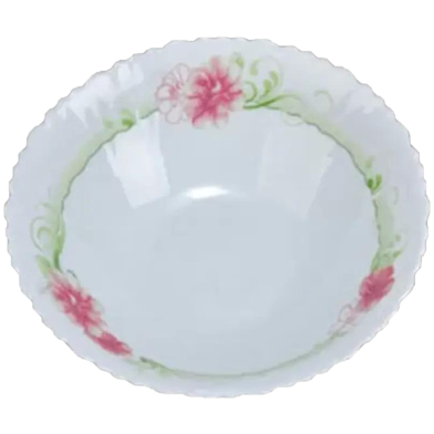 Opal Glass Flat Bowl Single Pcs, 8.5 Inch image