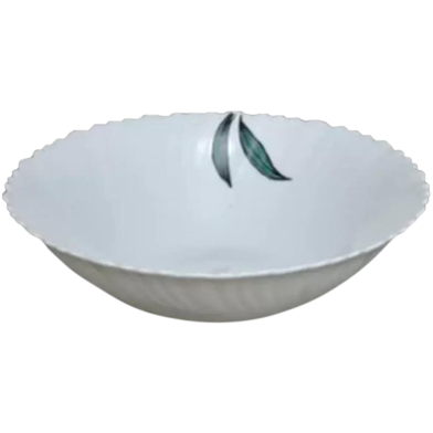 Opal Glass Flat Bowl Single Pcs - 8.5 Inch image