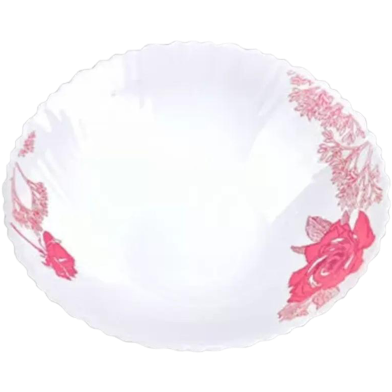 Opal Glass Flat Bowl Single Pcs - 8.5 Inch image