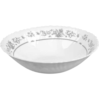 Opal Glass Flat Bowl Single Pcs - 8.5 Inch image