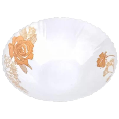 Opal Glass Flat Bowl Single Pcs - 8.5 Inch image