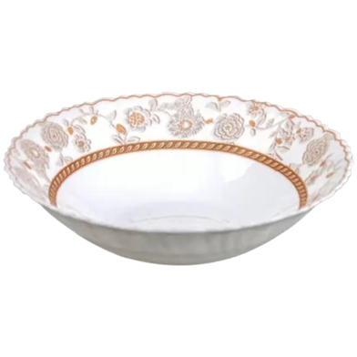 Opal Glass Flat Bowl Single Pcs - 9.5 Inch image