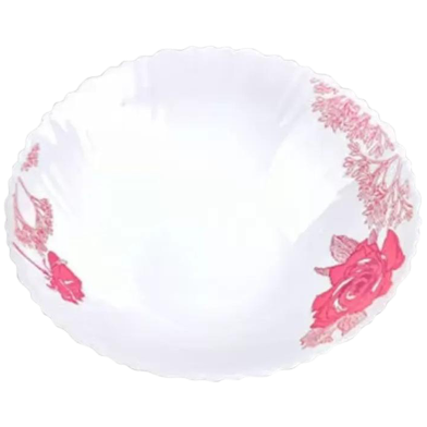 Opal Glass Flat Bowl Single Pcs - 9.5 Inch image