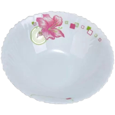 Opal Glass Flat Bowl Single Pcs - 9.5 Inch image