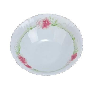 Opal Glass Flat Bowl Single Pcs, 8.5 Inch image