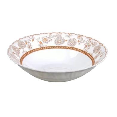 Opal Glass Flat Bowl Single Pcs , 8.5 Inch image