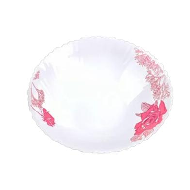 Opal Glass Flat Bowl Single Pcs - 8.5 Inch image