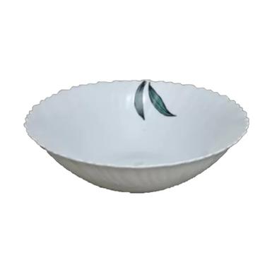 Opal Glass Flat Bowl Single Pcs - 9.5 Inch image