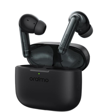 Oraimo OTW-330 FreePods Lite ENC True Wireless Earbuds Phantom Black image