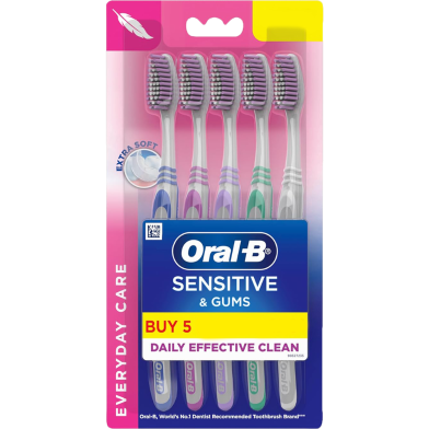 Oral B Sensitive Care Toothbrush (Pack of 5) image