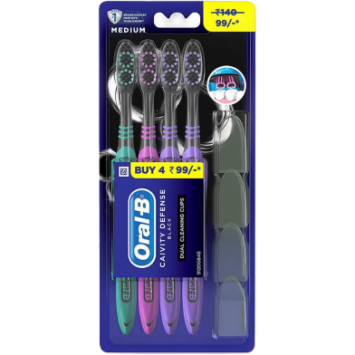 Oral-B Tooth Brush Value Pack Black(Med) image