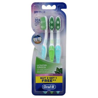 Oral-B Ultrathin Sensitive Green (Buy 2 Get 1 Free) image