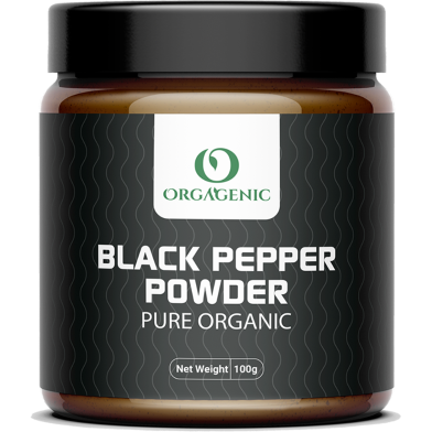 Orgagenic Black Pepper Powder 100 gm image