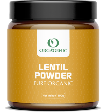 Orgagenic Lentil Powder 100 gm image