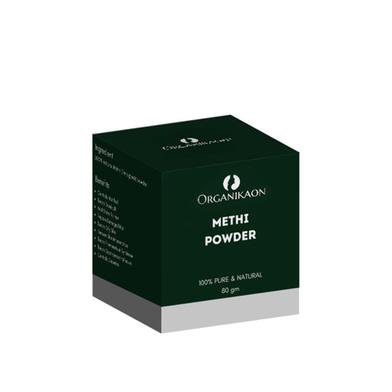 Organikaon 100 Percent Natural Fenugreek Powder (ন্যাচারাল মেথি-Methi গুড়া) - 80 gm image