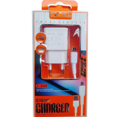 Orginal Excel e200 14w Charger Type C (White) image