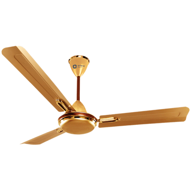 Orient Quasar Ornamental 36 Inch Ceiling Fan Golden Chocolate image