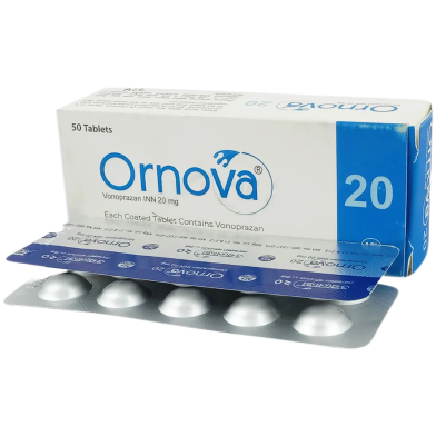 Ornova 20mg Tablet 10's Strip image