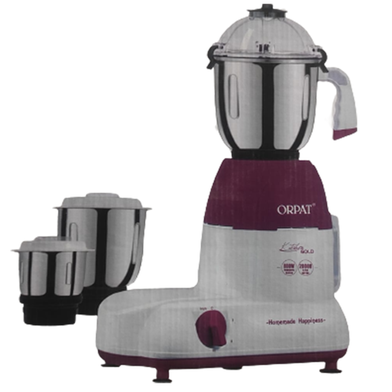 Orpat Kitchen Gold Mixer Grinder 800 Watts (White)