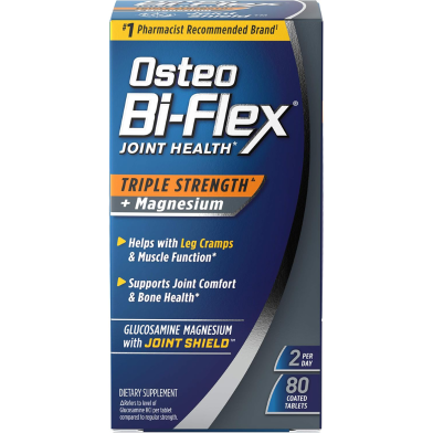Osteo Bi-Flex Triple Strength Glucosamine With Magnesium 80 Tablets image
