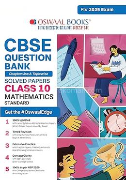 Oswaal CBSE Question Bank Mathematics Standard Class 10 image