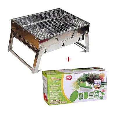 Outdoor Portable BBQ Stove and Nicer Dicer Plus image
