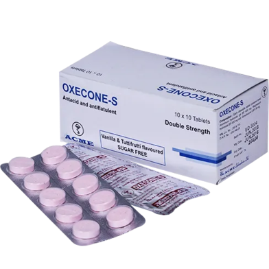 Oxecone-S 400 mg, 400 mg, 30 mg Tablet 10's Strip image