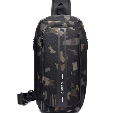 Ozuko 9315 Single Shoulder Sling Crossbody Bag (Camo) image