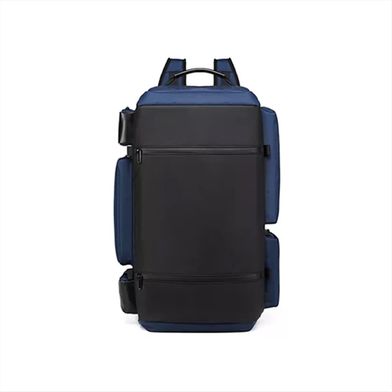 Ozuko Large Capacity Duffel And Travel Backpack Blue image
