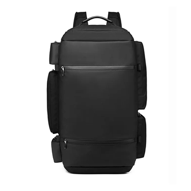 Ozuko Large Capacity Duffle And Travel Backpack Black image
