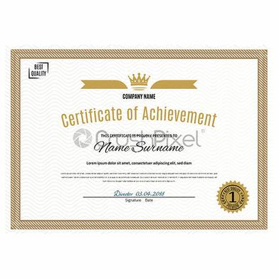 PAPERTREE WHITE ICE GOLD CERTIFICATE PAPER- 10 PCS image