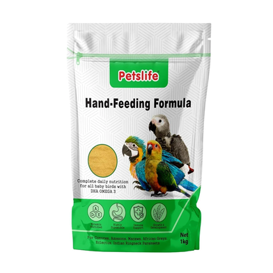 PETSLIFE Hand Feeding Formula for Baby Birds 1kg image