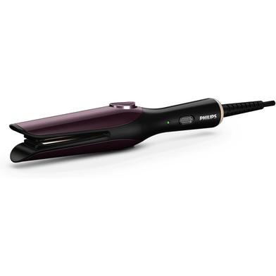 PHILIPS BHH-777 One touch clip and curl Hair Curler Black and Tulip image