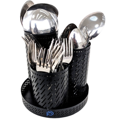 PH Metal Multi Spoon Holder Round Cylinder Design image