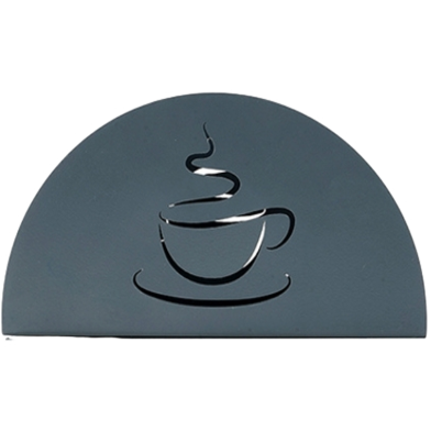 PH Sleek Gray Coffee Cup Tissue Holder image