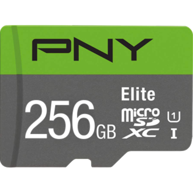 PNY Elite Class 10 U1 256GB Micro SD Memory Card image