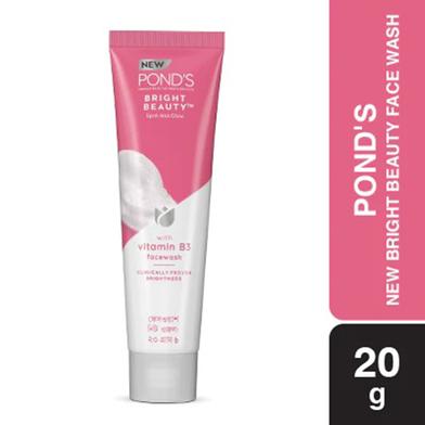 Ponds Face Wash Bright Beauty 20 gm image