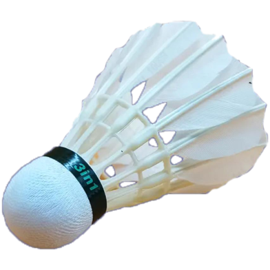 PRO PETREL Feather For Badminton Shuttle Cocks (cock_feather_12pc) image