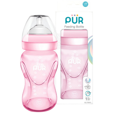 PUR Wide Neck Feeder 8oz. / 250ml. (9002-Pink) image