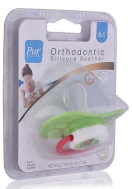PUR – Soothers w-Silicone Teats (0-6 mos) Green image