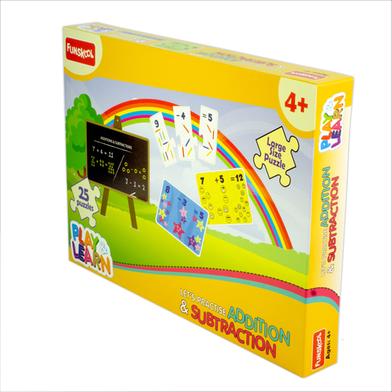 Funskool Play and Learn Addition and Subtraction Puzzle image