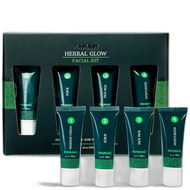 Panam Care Herbal Glow Facial Kit - 100gm image
