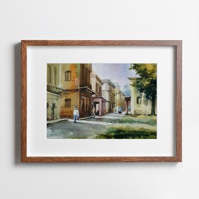 Panam City Watercolor - (27X20)inches image