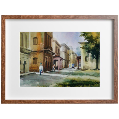 Panam City Watercolor - (27X20)inches image
