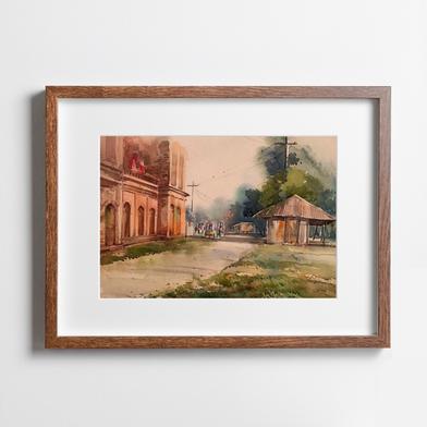 Panam City Watercolor Landscape 2 - (27x20)inches image
