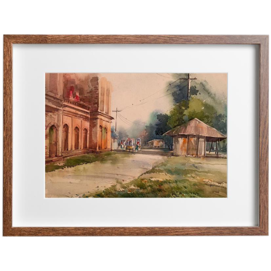 Panam City Watercolor Landscape 2 - (27x20)inches image