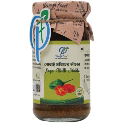 Panash Food Naga Pickle (bombai moricher achar)-200gm image