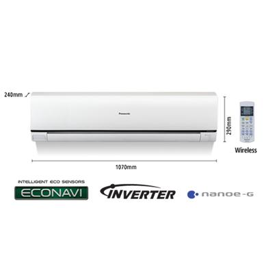 Panasonic Econavi Air conditioner (CS C28PKH) image