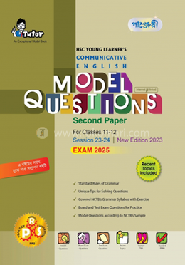 Panjeree HSC Young Learner's Communicative English Model Questions - Second Paper With Solution (Class 11-12/HSC) image